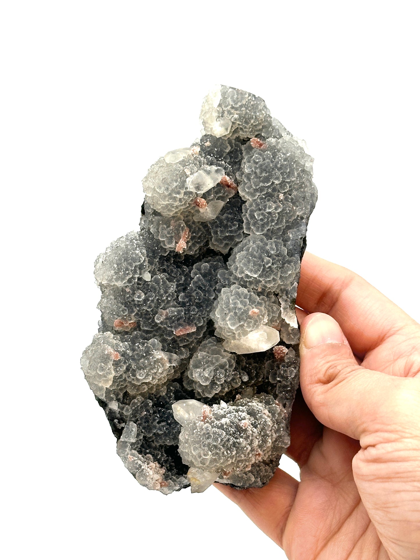 Chalcedony with Red Heulandite and Apophyllite