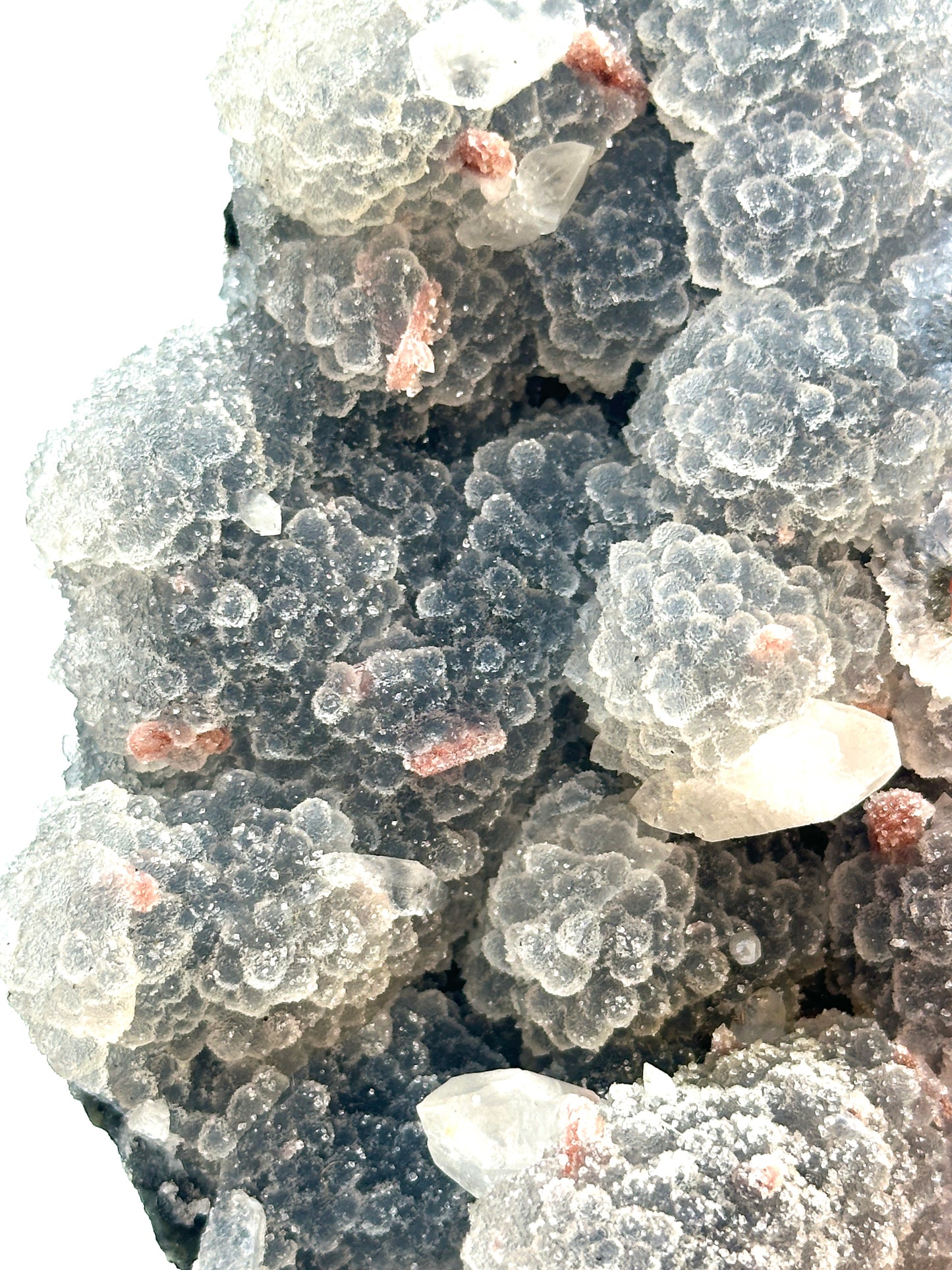 Chalcedony with Red Heulandite and Apophyllite