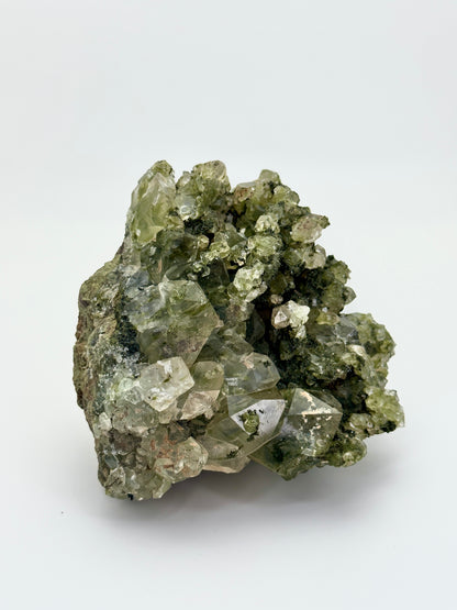 Forest Epidote with Quartz