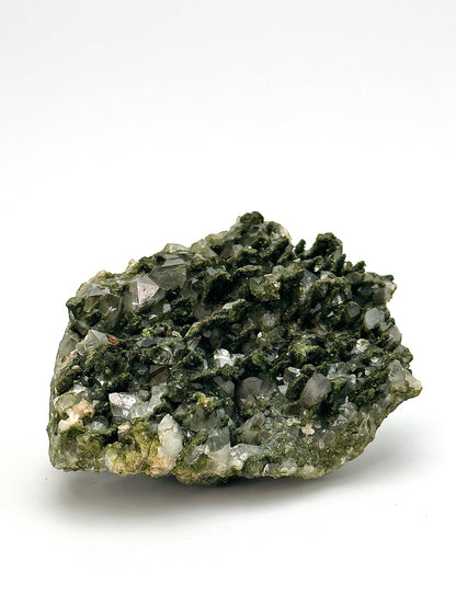 Forest Epidote with Quartz