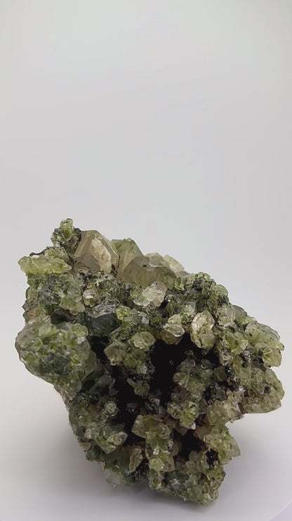 Forest Epidote with Quartz